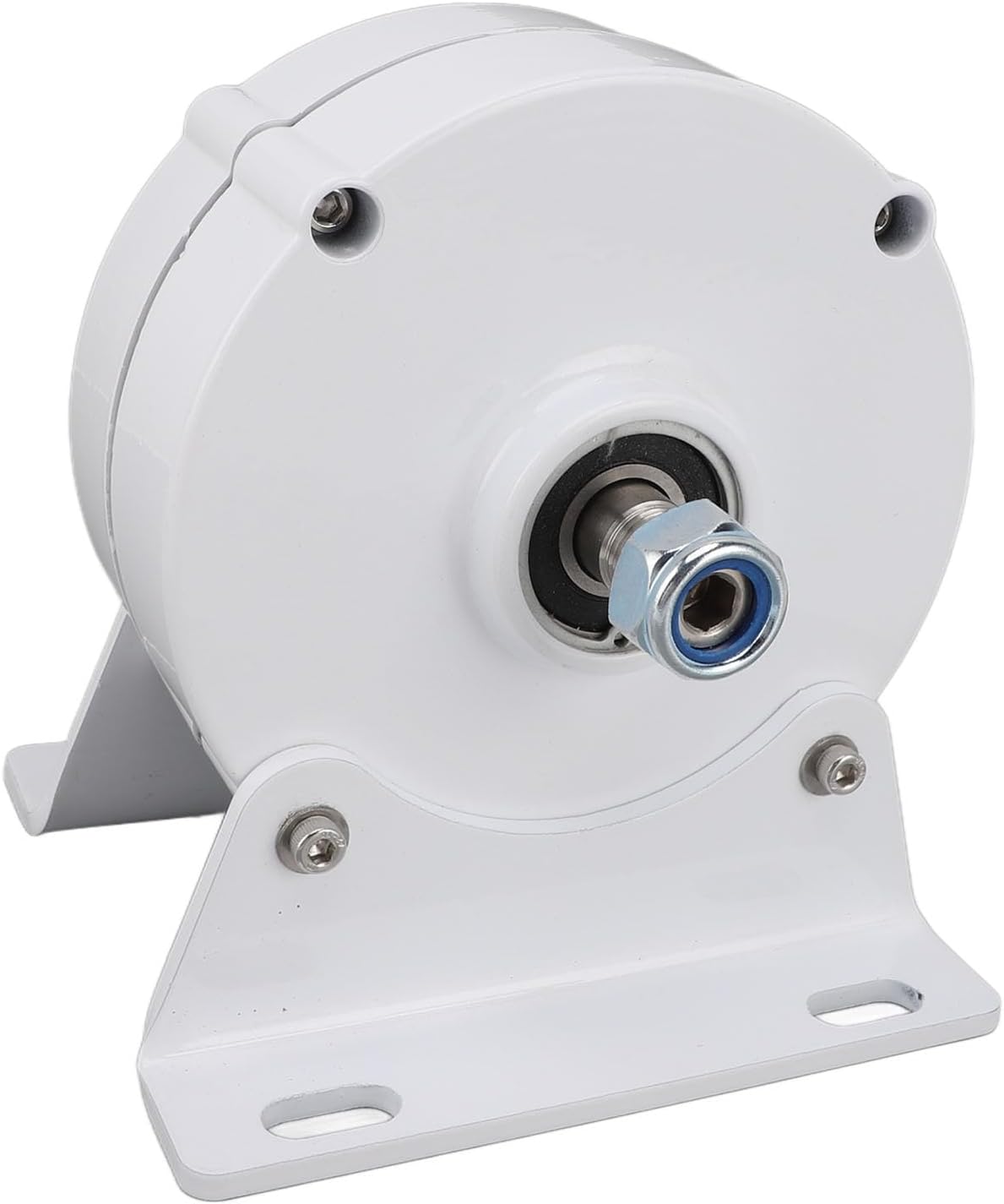 3 Phase AC Permanent Magnet Synchronous Generator Dual Shaft 12V High Efficiency Wind Turbine Power Generator for Home Use Aluminum Alloy Carbon Steel Compact Design (200W)