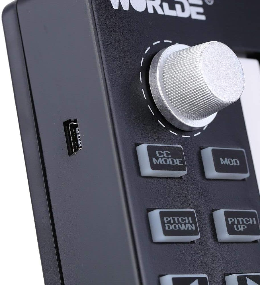 Worlde Easykey.25 Portable Keyboard Mini 25-Key USB MIDI Controller