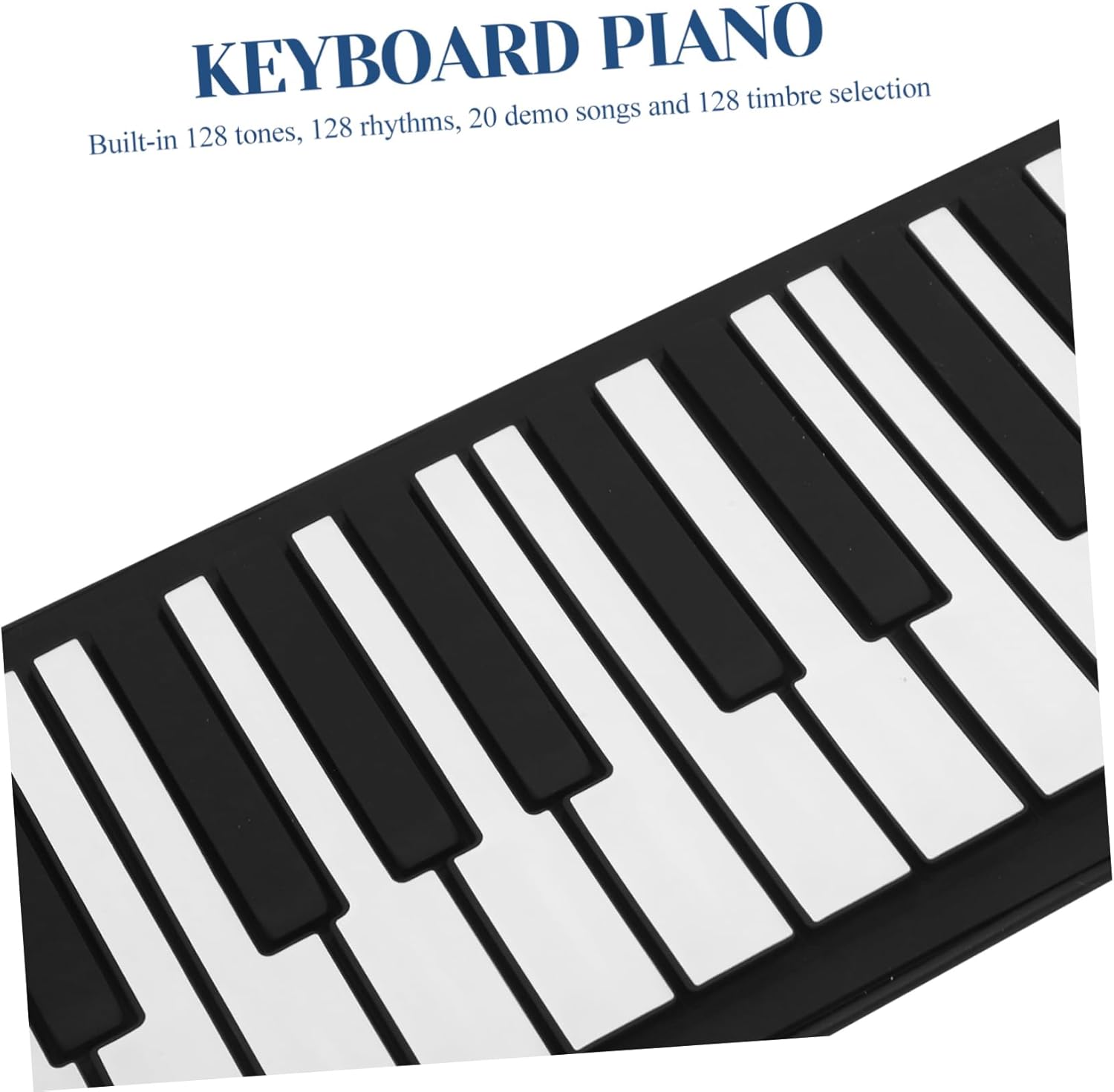 BESPORTBLE Keys Portable Up Piano Digital Music Keyboard with Tones Rhythms Lightweight Easy to Use for Beginners Music Enthusiasts USB Connection