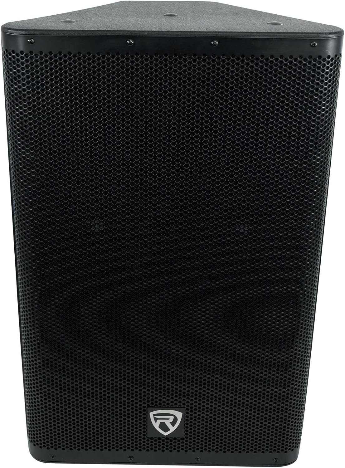 Rockville DX15 2000W 15” Powered PA Speaker, 2-Channel Mixer, XLR & 1/4” Inputs, Dual-Angle Pole Mount, Stage Monitor Angle, Perfect for Live Sound, Events, Venues & DJs