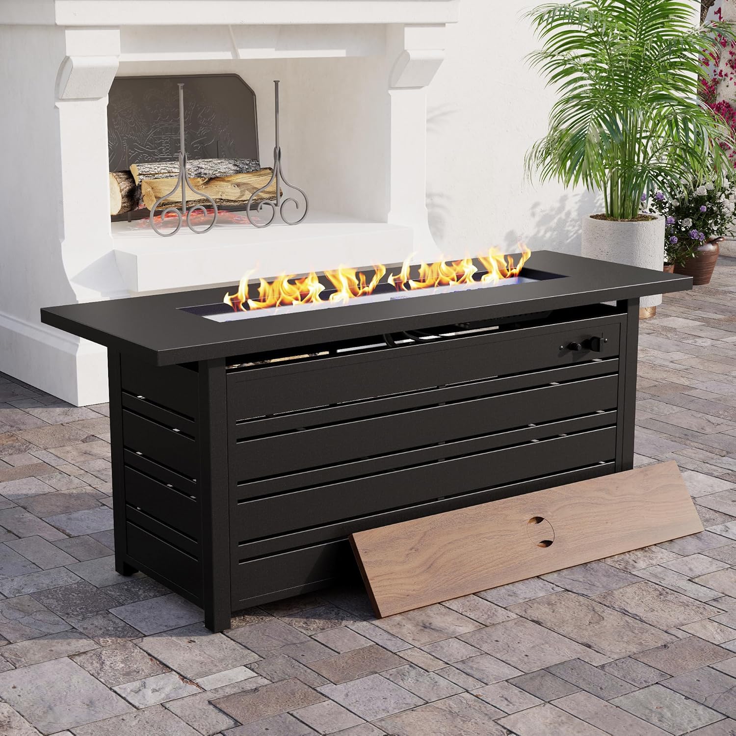 Propane Gas Fire Pit Table 57