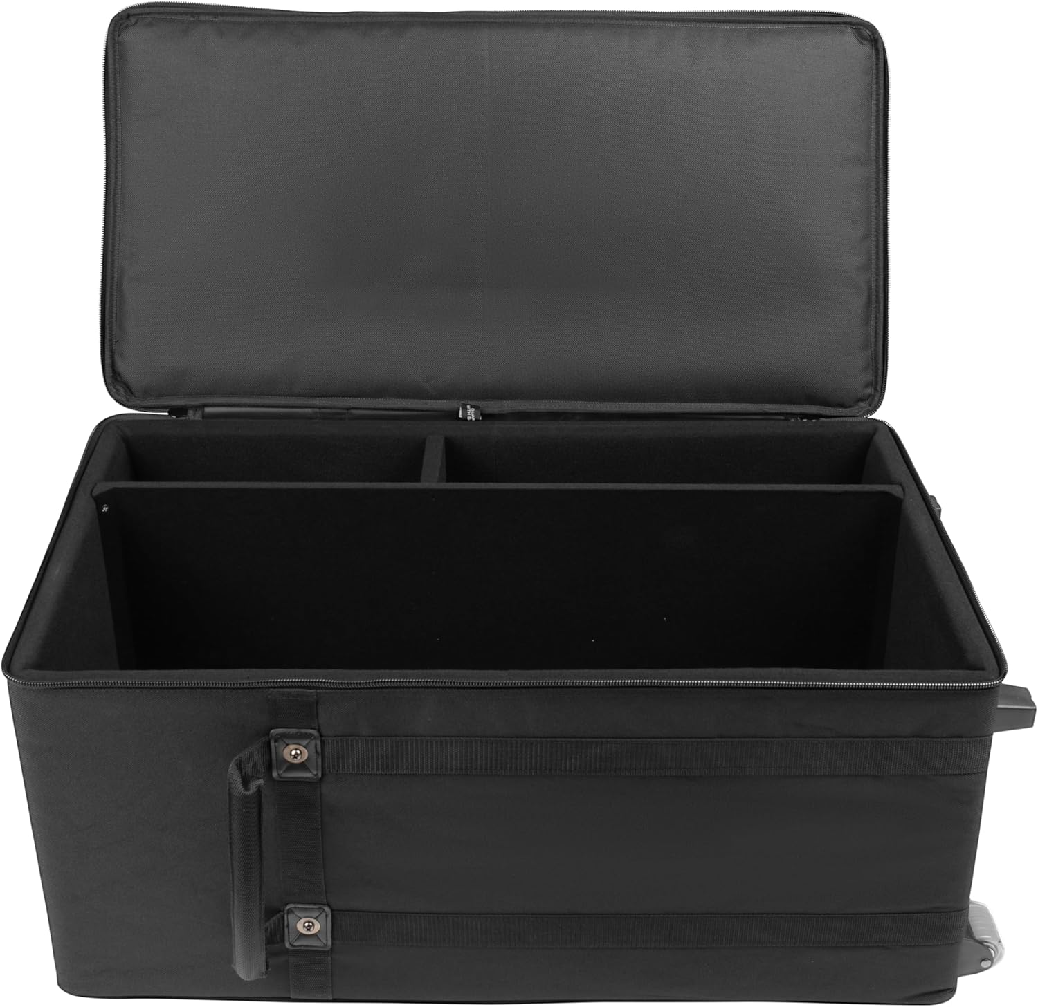 Gator Cases Lightweight Wooden Amp Head Case with Wheels and Pull Handle, (G-901)