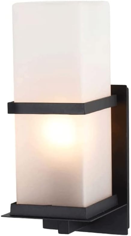 Outdoor Waterproof Courtyard Wall Lamp, Simple Style Die-cast Aluminum Wall Sconces, Acrylic Lampshade, E27 Screw Wall lights, Wall-mounted Lighting Fixture, Balcony Porch Decorative Wall Lamp