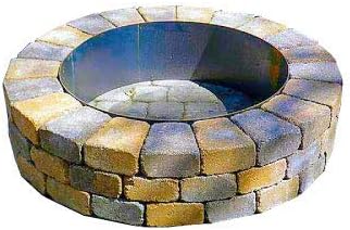 Steel Round Fire Pit Metal Campfire Ring Liner 12