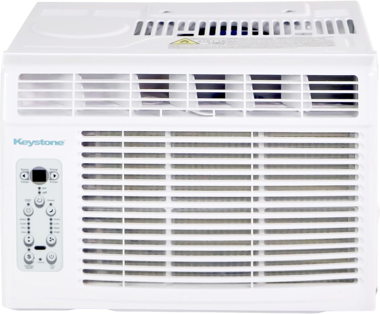 Keystone 5,000 BTU Window Air Conditioner and Dehumidifier, Window AC Units for Apartment, Living Room, Bathroom, and Small Rooms up to 150 Sq. Ft., Quiet Window Air Conditioners with Remote Control