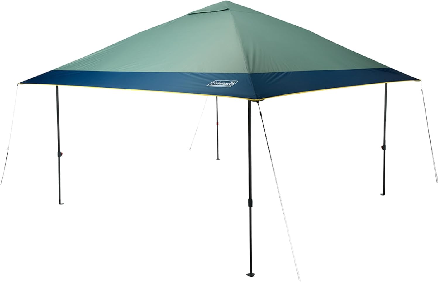 Coleman Oasis Instant Pop-Up Canopy Tent with Side Wall Attachment, Portable Shelter with Easy Setup & Takedown, Wheeled Carry Bag Included, 10x10/13x13ft Sizes