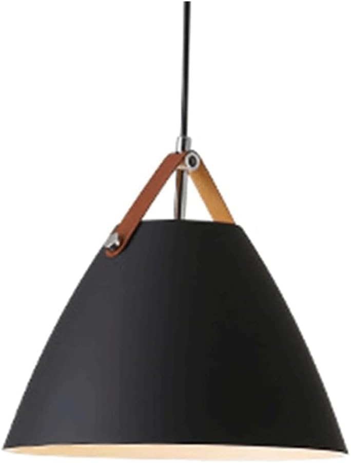 Retro Industrial Style Single Head Chandeliers丨Bedroom Dining Room Living Room Iron Hanging Lamp丨LEDE27 Light Source Pendant Lightled丨Modern Simple Home Lighting Fixtures丨Diameter 28cm, Dark