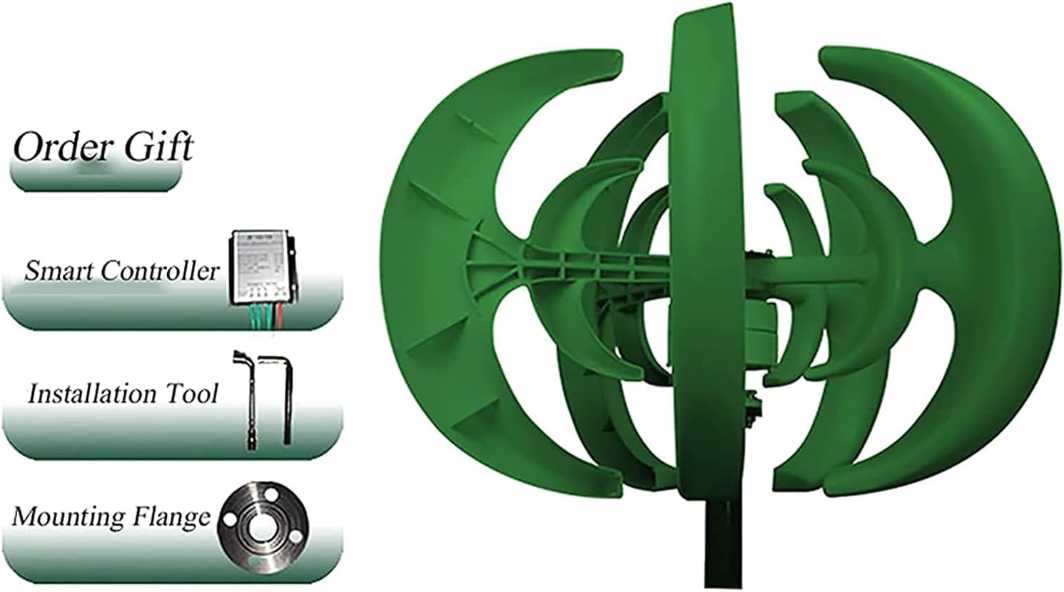 8000W Wind Turbines Generator with Controller Windmill Generator 5 Blade Wind Controller Turbine Generator Kit for Home Camping