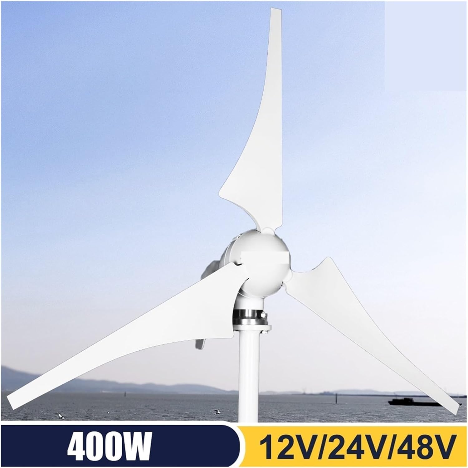 Wind Turbine Generator 400W with MPPT/Charge Controller Small Wind Generator Home Use Windmill RV Yacht Farm Low Starting Speed for Home(12V)