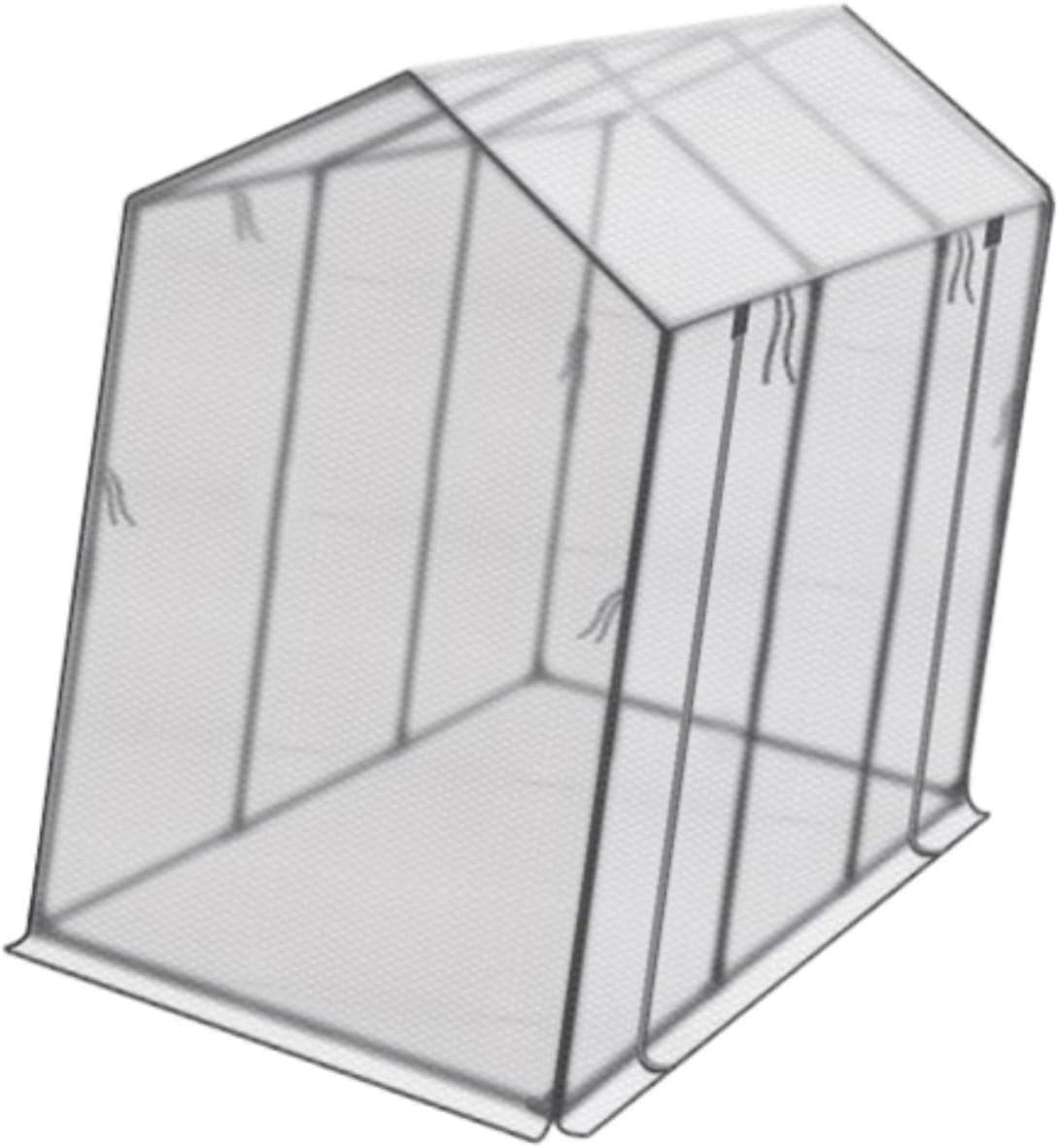 Mini Greenhouse Plant Cover Tent for Nursery Backyard Garden Protection Versatile Easy Assembly Portable Germination Seedling Shelter Outdoor Flowers Vegetables Green Plants Potted- 180cmx80cmx143cm