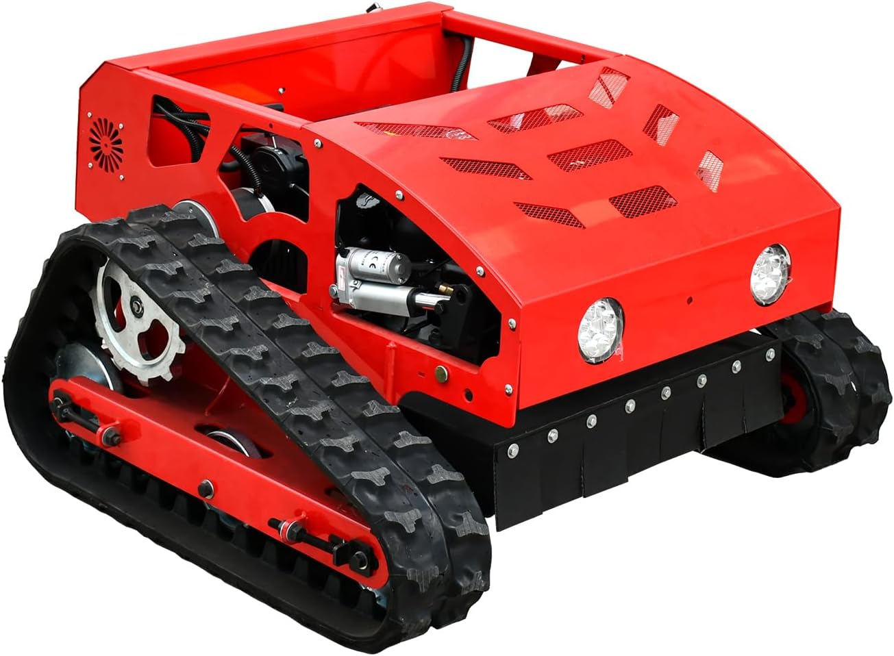 Remote Controlled Lawn Mower,21.5In Cutting Width,Automatic Robotic Lawn Mower for 50°Slope,0.9Acre per Hour Mowing Capacity,Adjustable Cutting Height