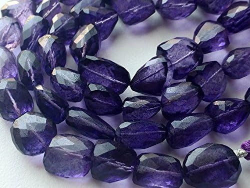13 inch natural beads strand of 13-17mm faceted tumble crystal quartz gemstone beads for DIY jewelry - necklace, bracelet, earring, ring.