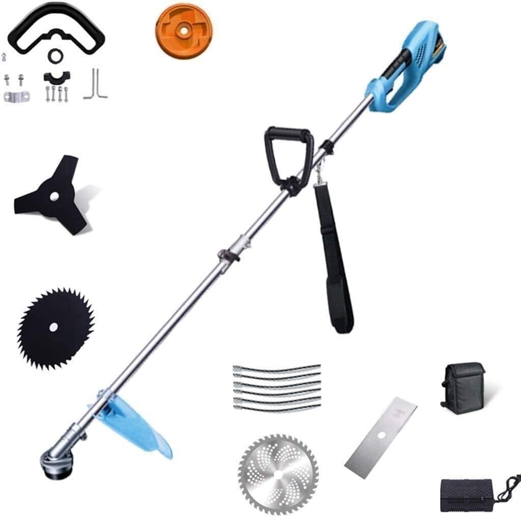 Rotary Mowers Cordless Weeder Grass Trimmer Household Portable Electric Lawn Mower, Multifunctional Garden Trimmer, Lithiu