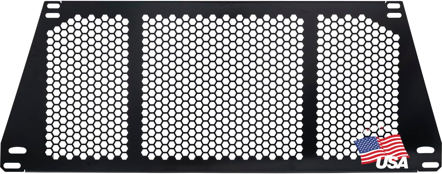 Buyers Products 1501155 Window Screen for Truck Ladder Rack, 27 x 70 Inch, Black Powder-Coated Steel, Pickup Truck Contractor Rack Accessories