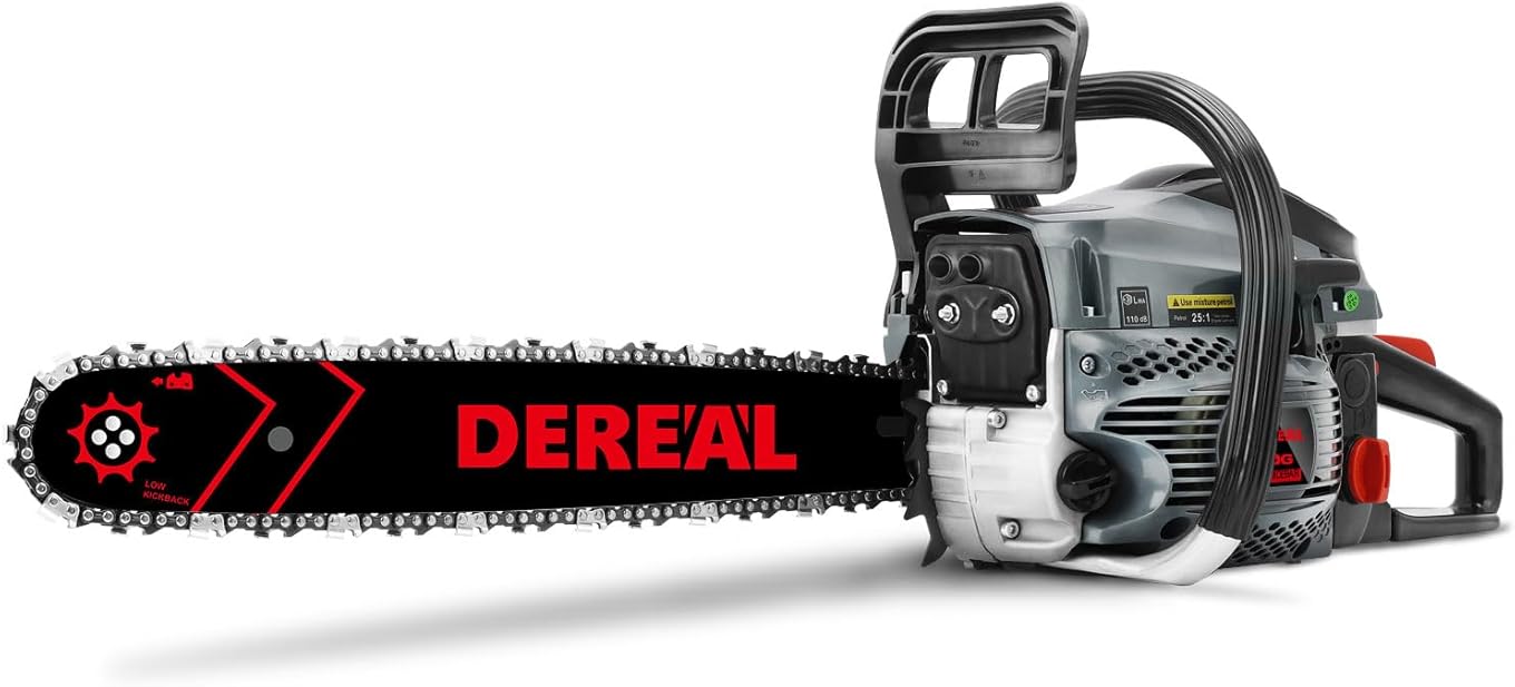 62CC Gas Chainsaws 2-Stroke Gasoline Chainsaw 20-Inch Gas Powered Chainsaws for Cutting Wood Tree Outdoor Garden Farm Home