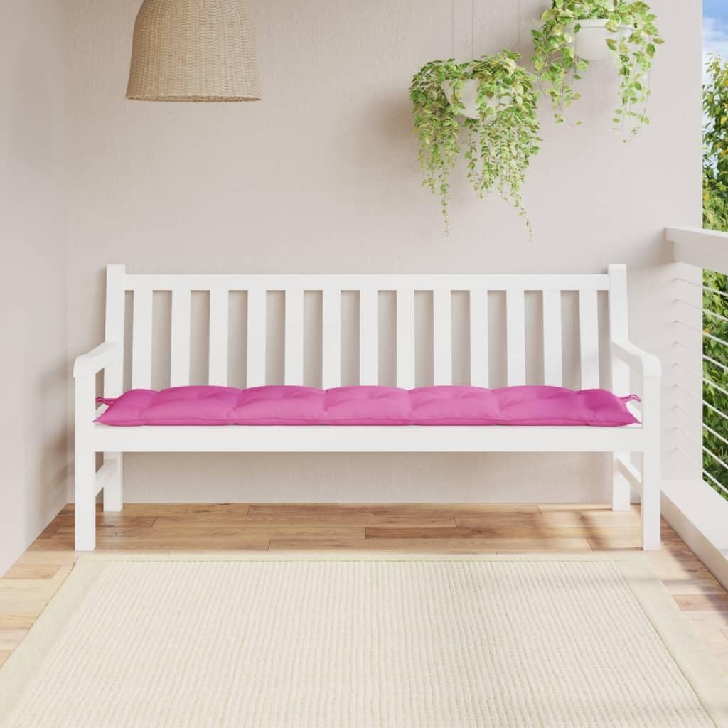 Garden Bench Cushion Pink 70.9