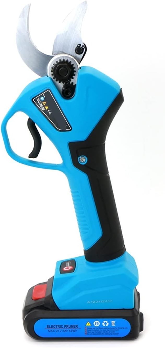Power Pruner 21V/2Ah Cordless Electric Shear Efficient Fruit Tree Pruning Tool Branch Cutting Landscaping Tool