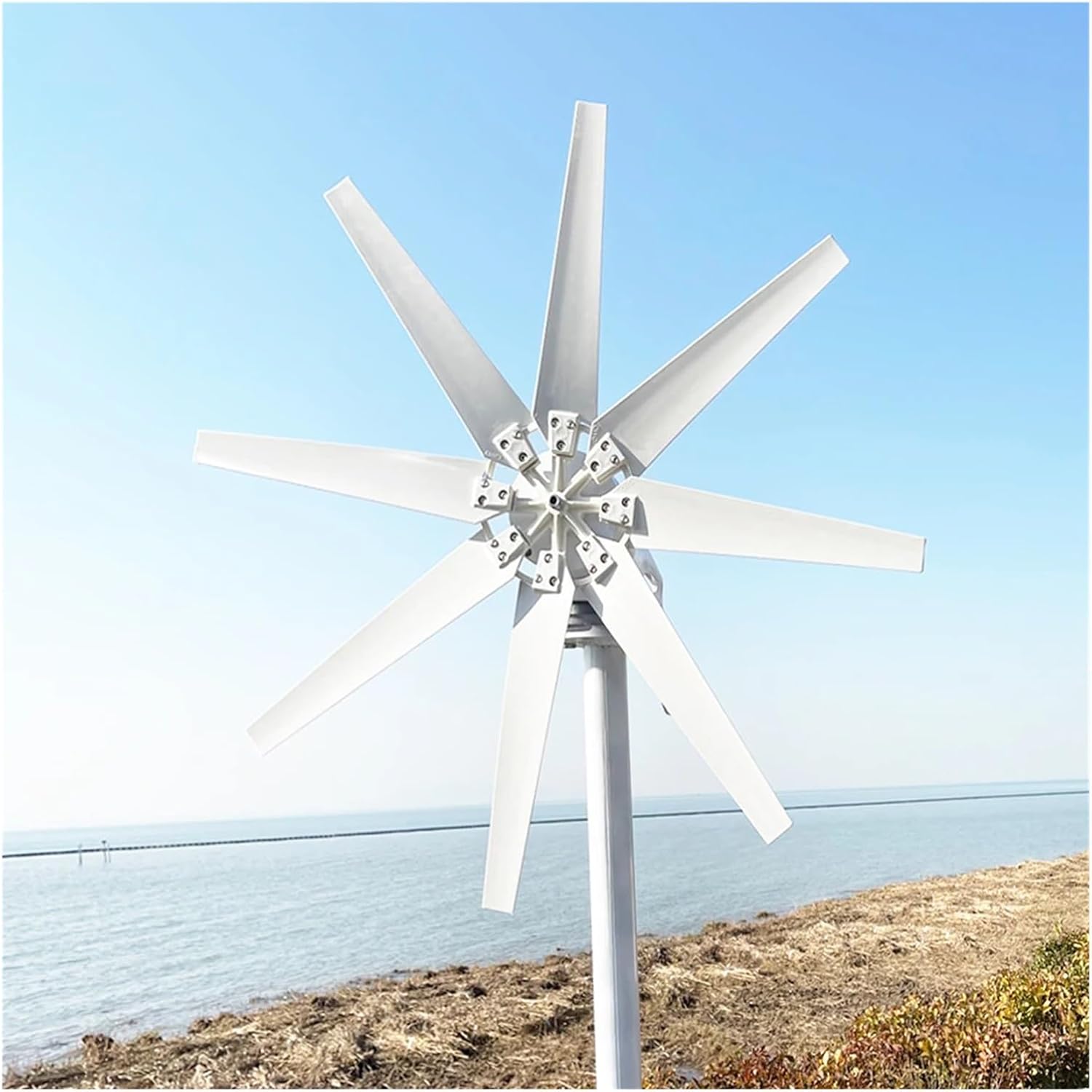Wind Turbines, 1000W Wind Turbine nerator 12V 24V 48V Free Alternative Energy Windmills with MPPT Controller 8 Blades Home Use(12V_1000W)
