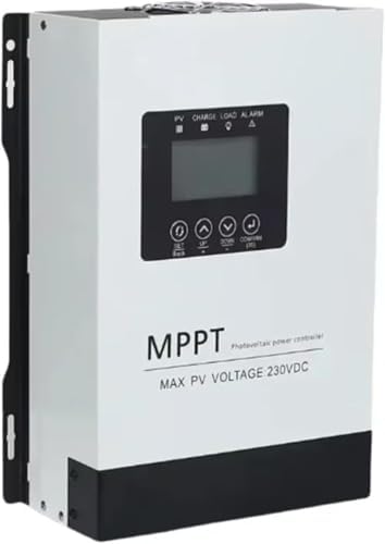 60A MPPT Solar Charge Controller 12V-48V with LCD Display, Automatic Battery Recognition, Efficient Solar Panel Charging, Ideal for Off-Grid Systems