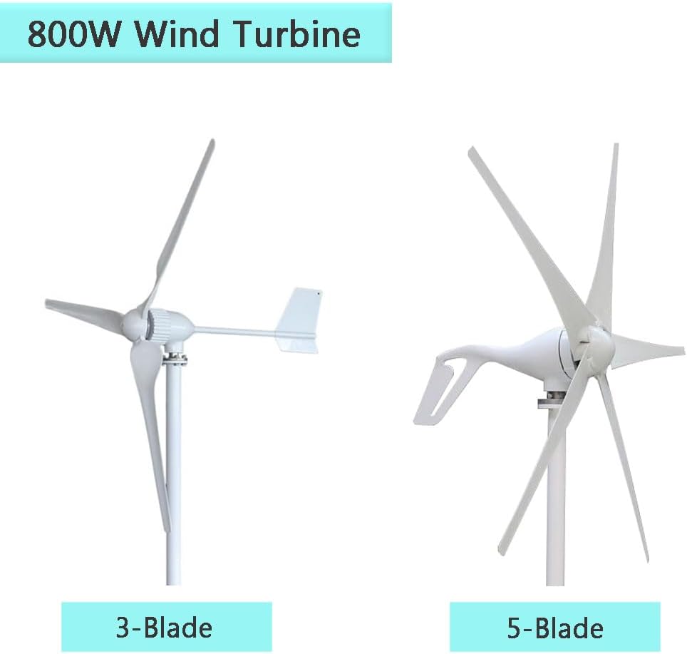 ATO Wind Turbine, 400W Horizontal Axis Wind Turbine Generator Kit (400W-24V (Without Controller), 3-Blade Wind Turbine - Flange Mount)