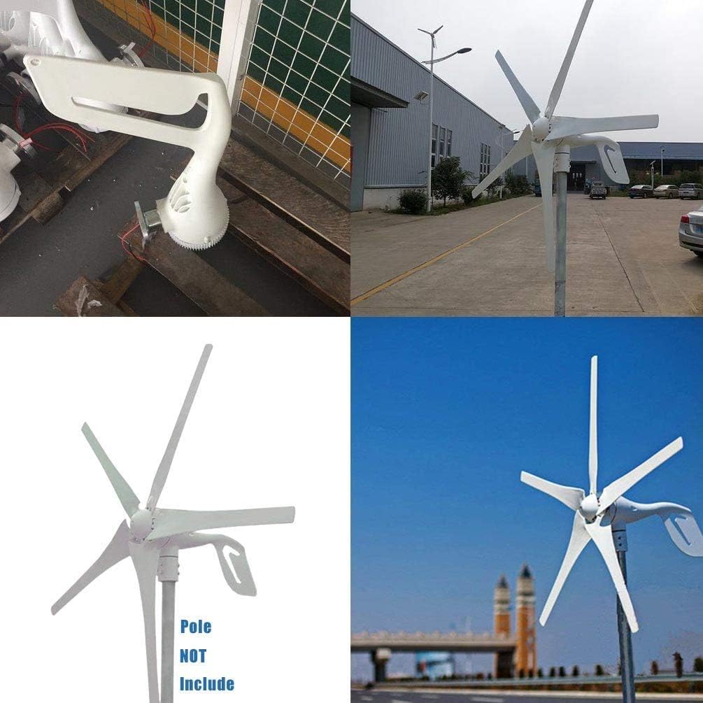 760W Solar & Wind Hybrid Power Kit: 3 x 120W Solar Panel+400W Wind Turbine for Homes Boat Trailer Roofs Off Grid System