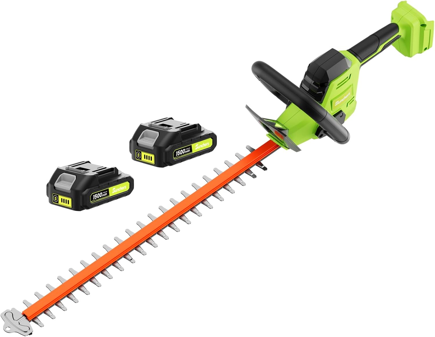 20V Max Hedge Trimmer Cordless, 22 Inch Tree Trimmer with 2 Batteries and Charger, Handheld Electric Trimmers, Grass Shrub Pruning Cutter, Lightweight & Compact Hedge Shear for Garden, Lawn
