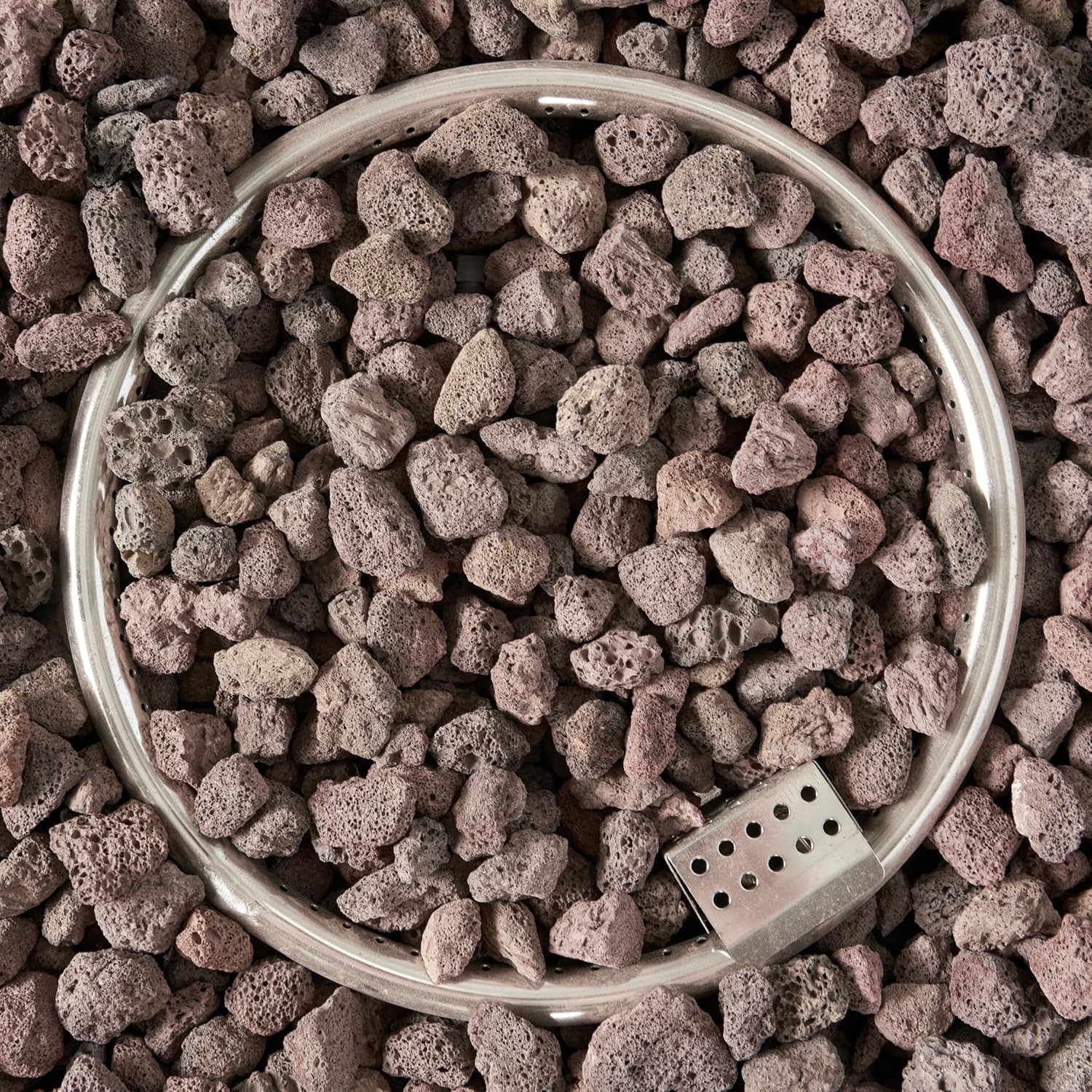 39-inch Square Iron Propane Fire Pit, 50,000 BTU Modern Outdoor Fire Pit Table with Powder-Coated Frame for Patio & Backyard, No Assembly Required - Stone Gray