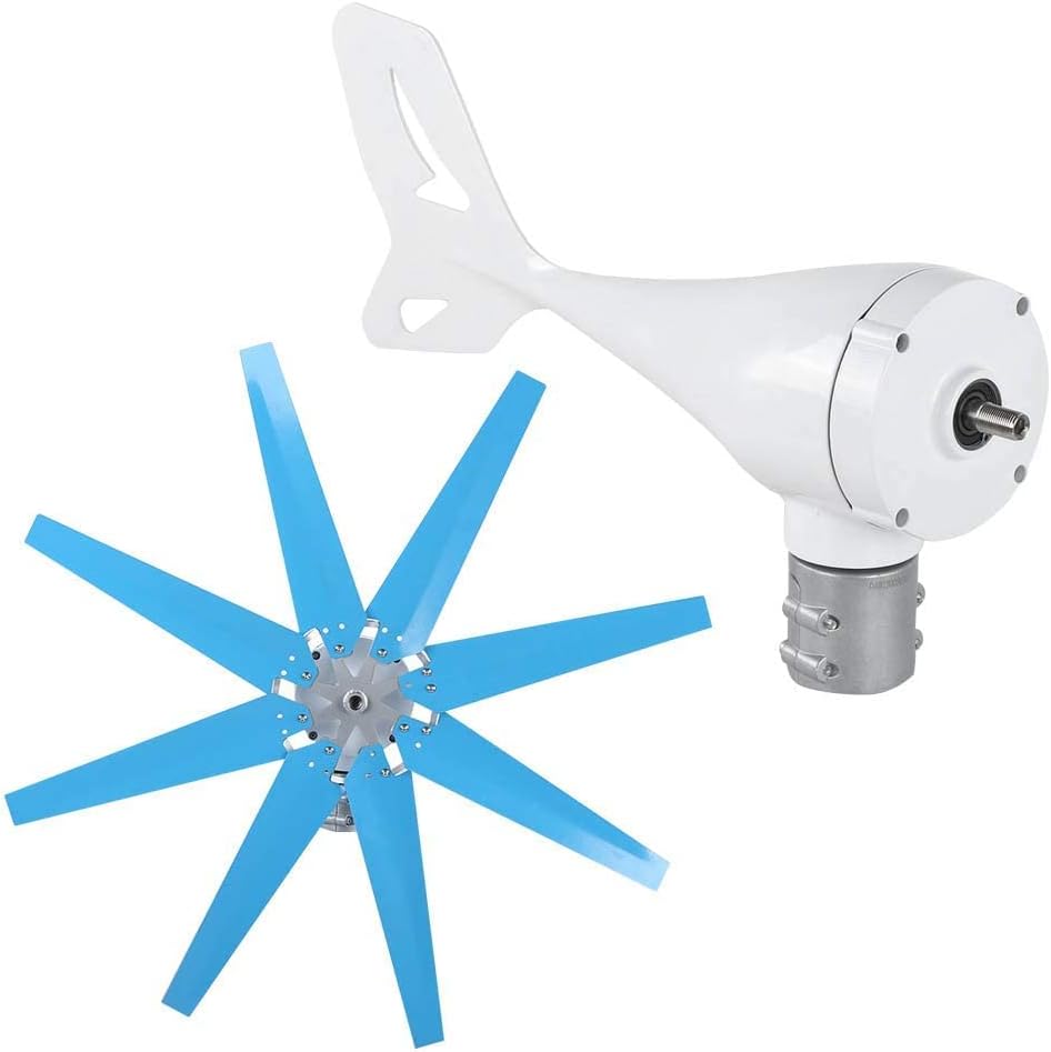 Wind Power Generator, with Controller 10000W Wind Turbine Generator, Solar Wind System Cabins Homes for Home Boats Terraces