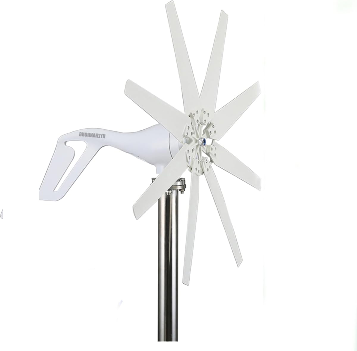 10000W Vertical Axis Wind Turbines Generator, 8 Blades Motor Kit 110V/220V Windmill Energy Charge Turbines(with MPPT Controller)