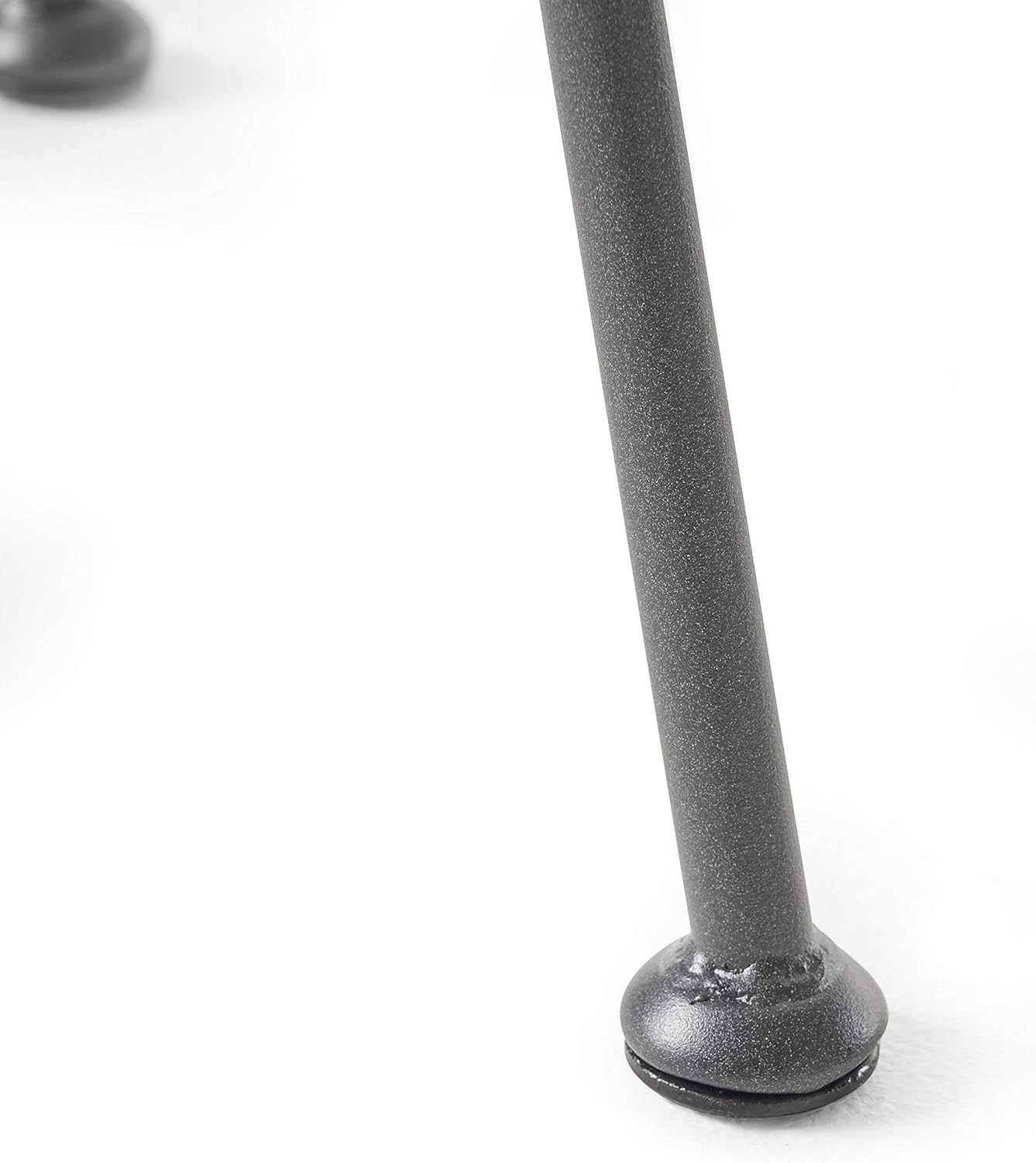 Great Deal Furniture Noble House Orlando Outdoor Glass Top Faux Rattan Side Table in Gray