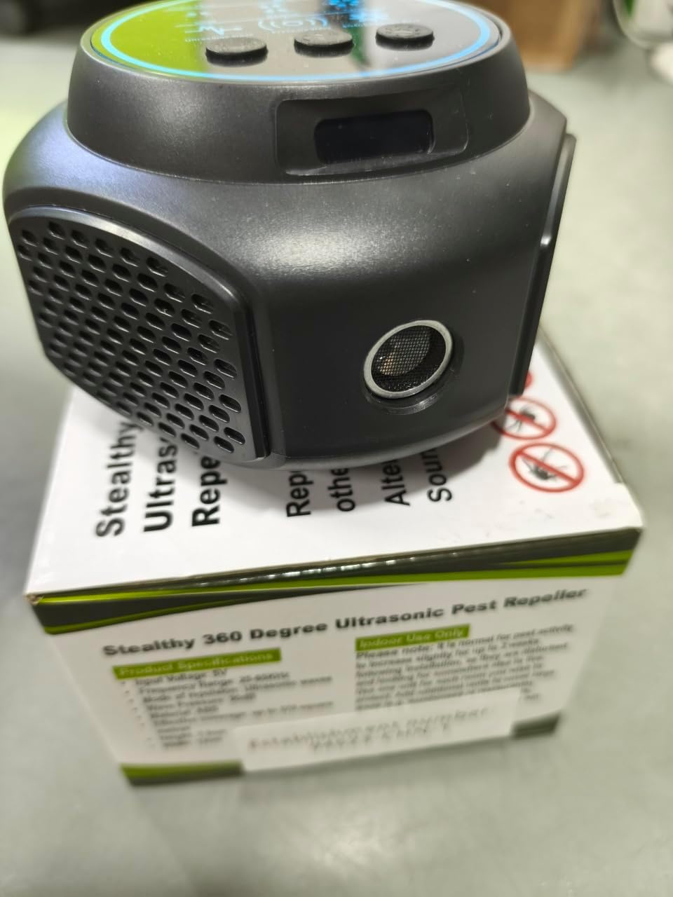 2 Pack Ultrasonic Mouse Repellent Mice Repellent Indoor with 4 Modes Electronic Rat Deterrent Ultrasonic Pest Repeller for Attic House Warehouse Garage Basement Rodent Repellent Indoor Ultrasonic