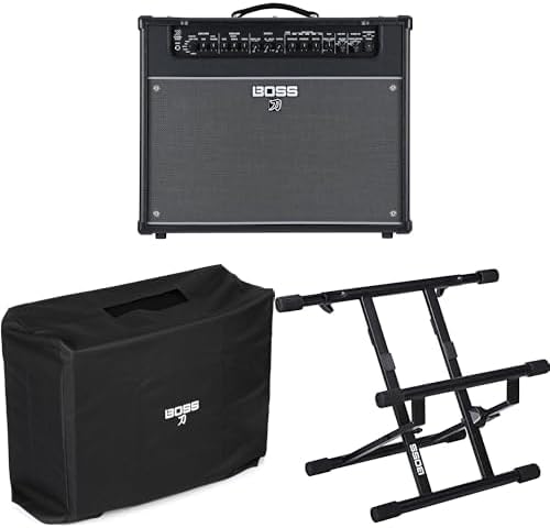 Boss Katana Artist Gen 3 1x12-inch 100-watt Combo Amplifier Bundle with Katana-Artist Amp Cover and BAS-1 Amplifier Stand