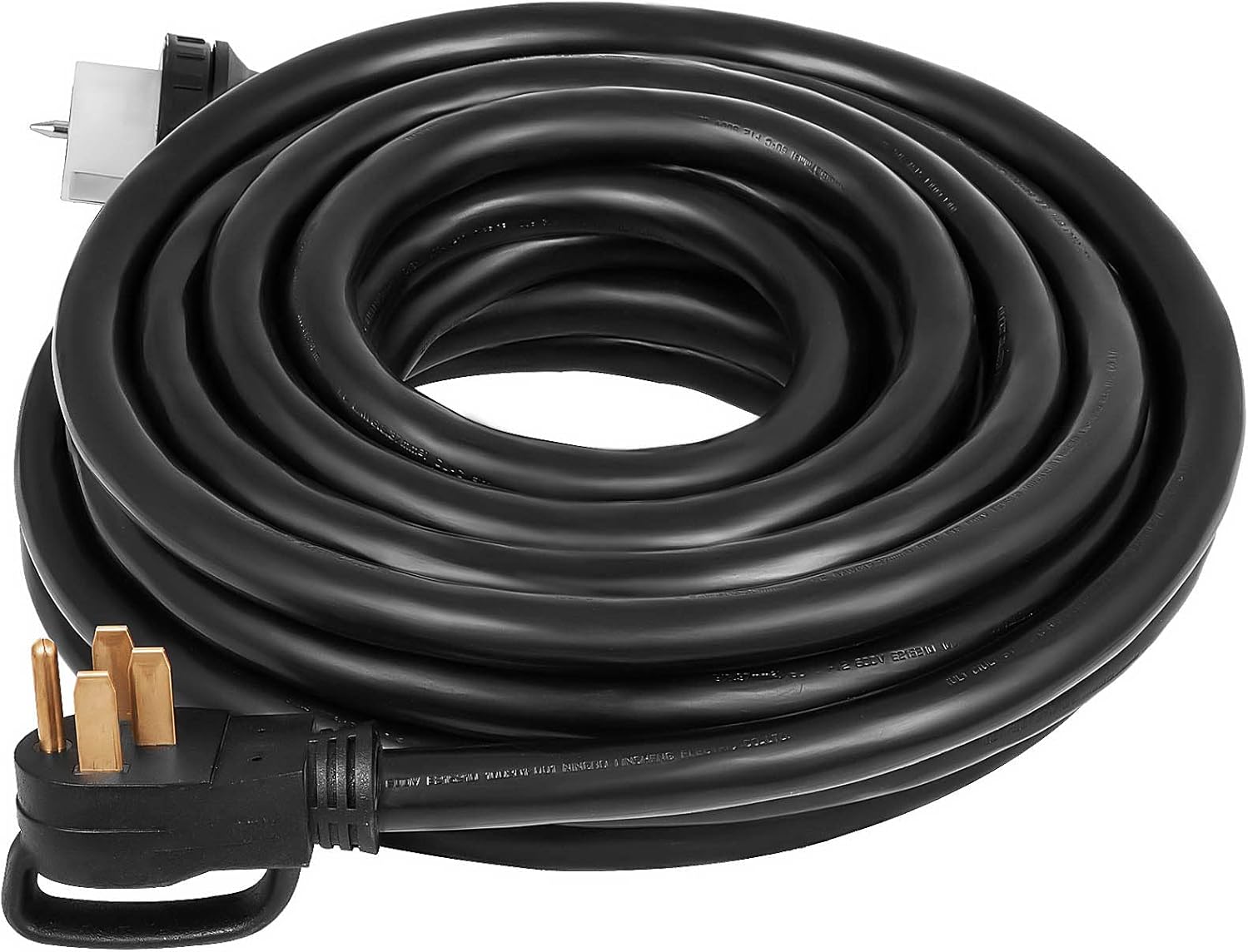 Happybuy 50ft 50 Amp Generator Extension Cable, 125V 250V, with Special Connectors