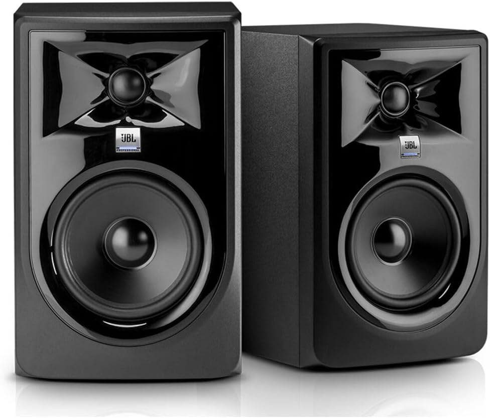 JBL Professional 305PMkII 5-Inch 2-Way Powered, Active Monitor Speaker for Near Field Music Production, Studio Monitor, Desktop Computer, Hi-Fi Audio. Sold Individually, Black
