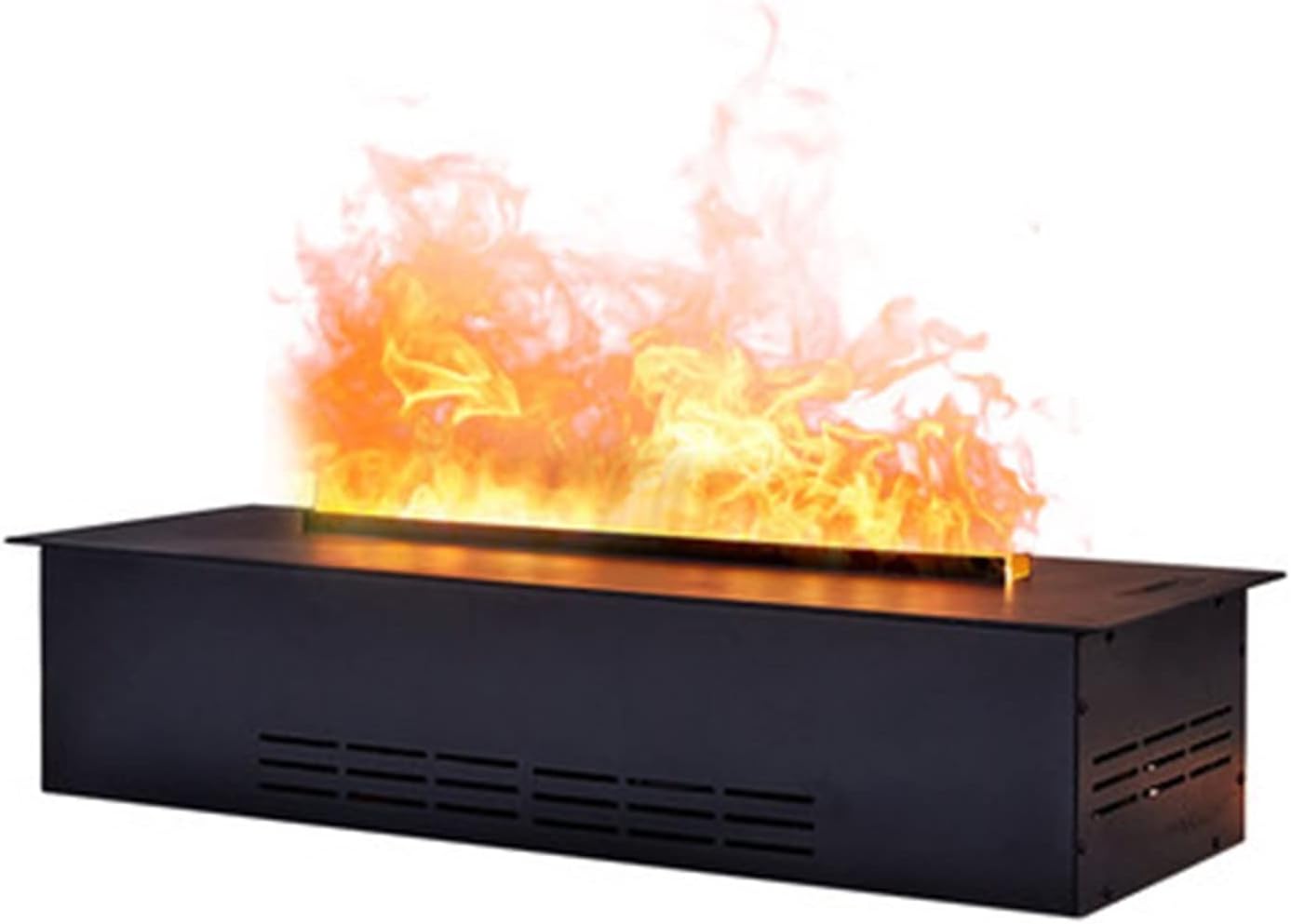 3D Water Vapor Fireplace with Humidifier Flame 3D Simulation Flame Electric Fireplace Recessed Electric Fireplace Stove with Remote Control Home Decorative Fireplace，Metal Panel，(L 66.9