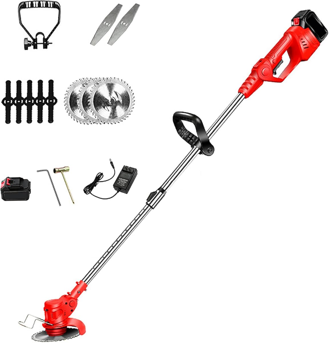 3-in-1 Brushless Lithium-ion Lawn Mower - Cordless, Versatile, and Ideal for Small Gardens