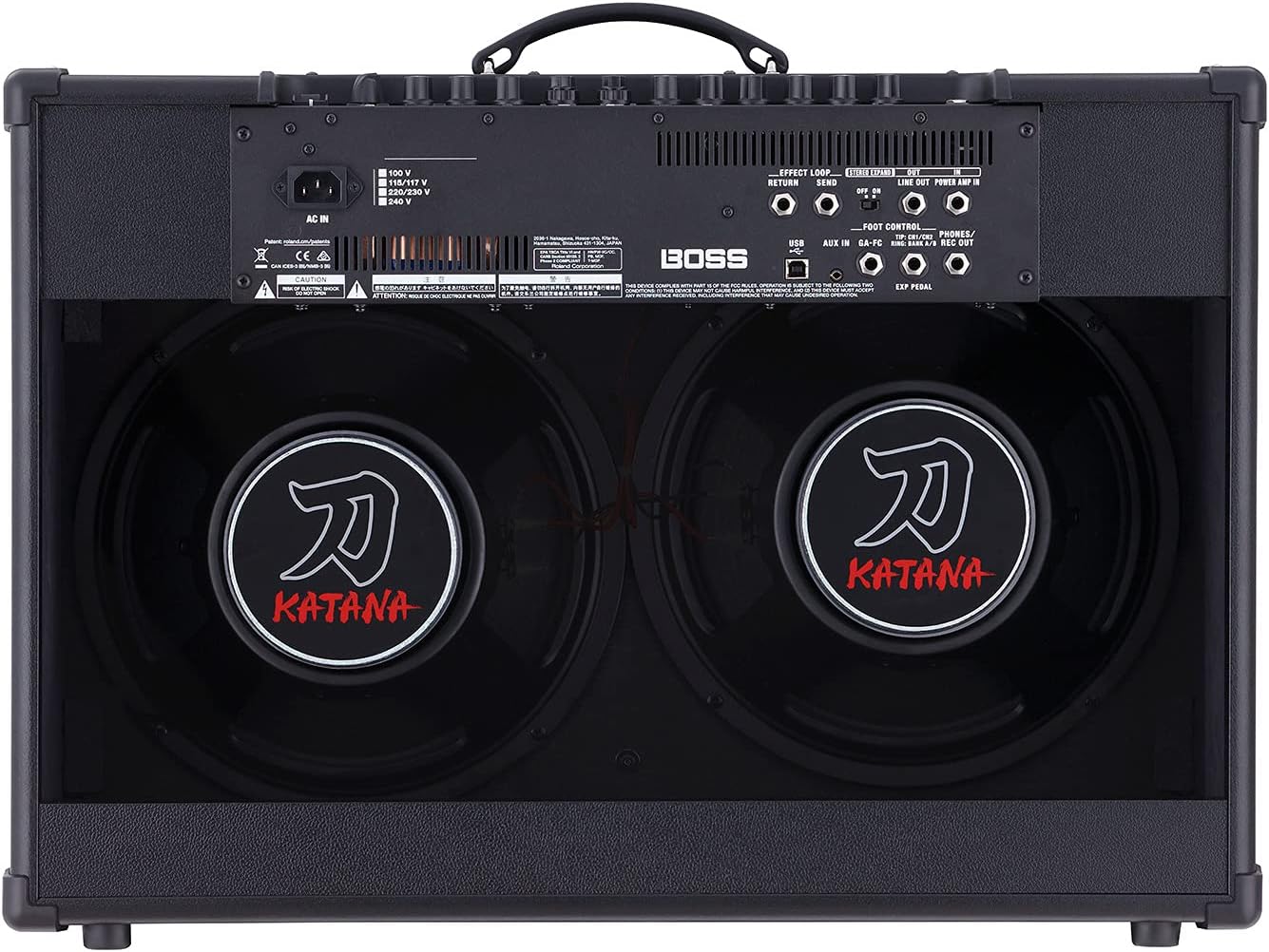 Boss Katana-100/212 Gen 3 100-Watt 2x12-Inch Guitar Combo Amplifier Bundle with Gearlux Instrument Cable and Picks