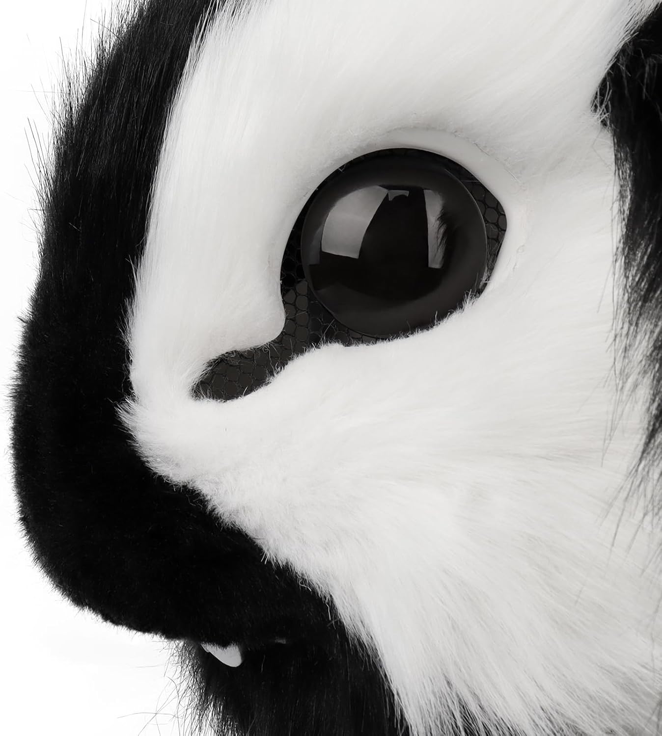 Furry Fursuit Bunny Head Mask Handmade Animal Anime Cosplay Costume Accessory for Easter Halloween