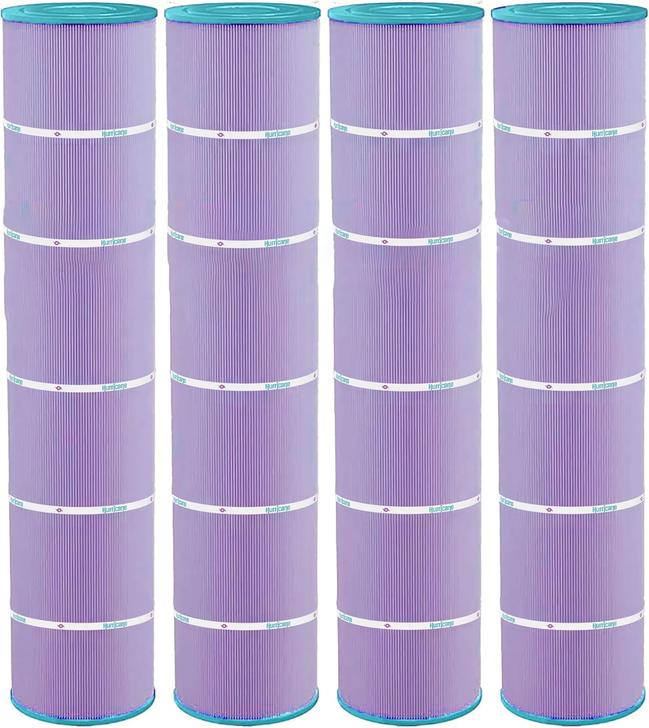 Hurricane HF7482-04P Platinum Purple Spa Filter Cartridge – Fits Pleatco PJAN145, Unicel C-7482, Filbur FC-0820, Jandy CV580