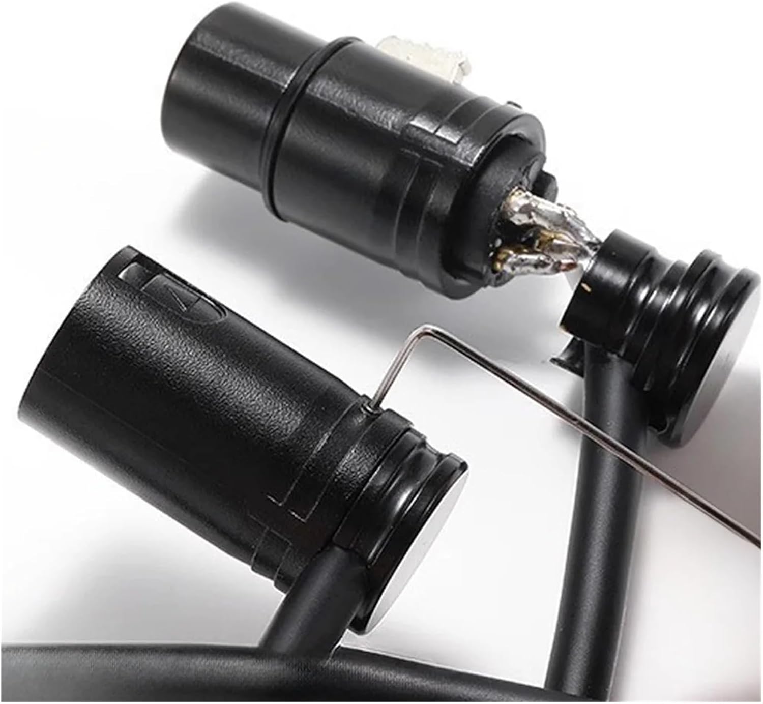 3-Pin Right Angle XLR Cable Male to Female – 100° Rotatable Short Mic Audio Cord Compatible with Mixer Speaker Amplifier 1M 2M 3M 5M 10M(KM-Rodx-02,5m)