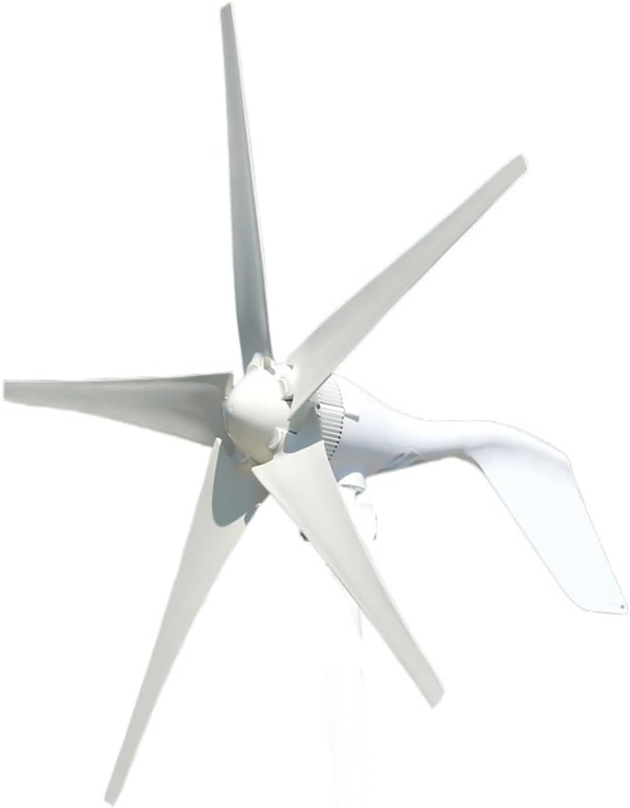 Windmill Generator, 1.3m Start Up Three Phase AC 12v 24v 48v Wind Turbine with 12V 24V Auto Regulator Home Use 400w Wind Turbine (Color : 3 Blades, Size : 48V)