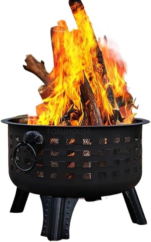 Outdoor Fireplaces Fire Pit for Outdoor Heater Winter Firewood Pot Creative Leisure Barbecue Charcoal Brazier Fire Pits