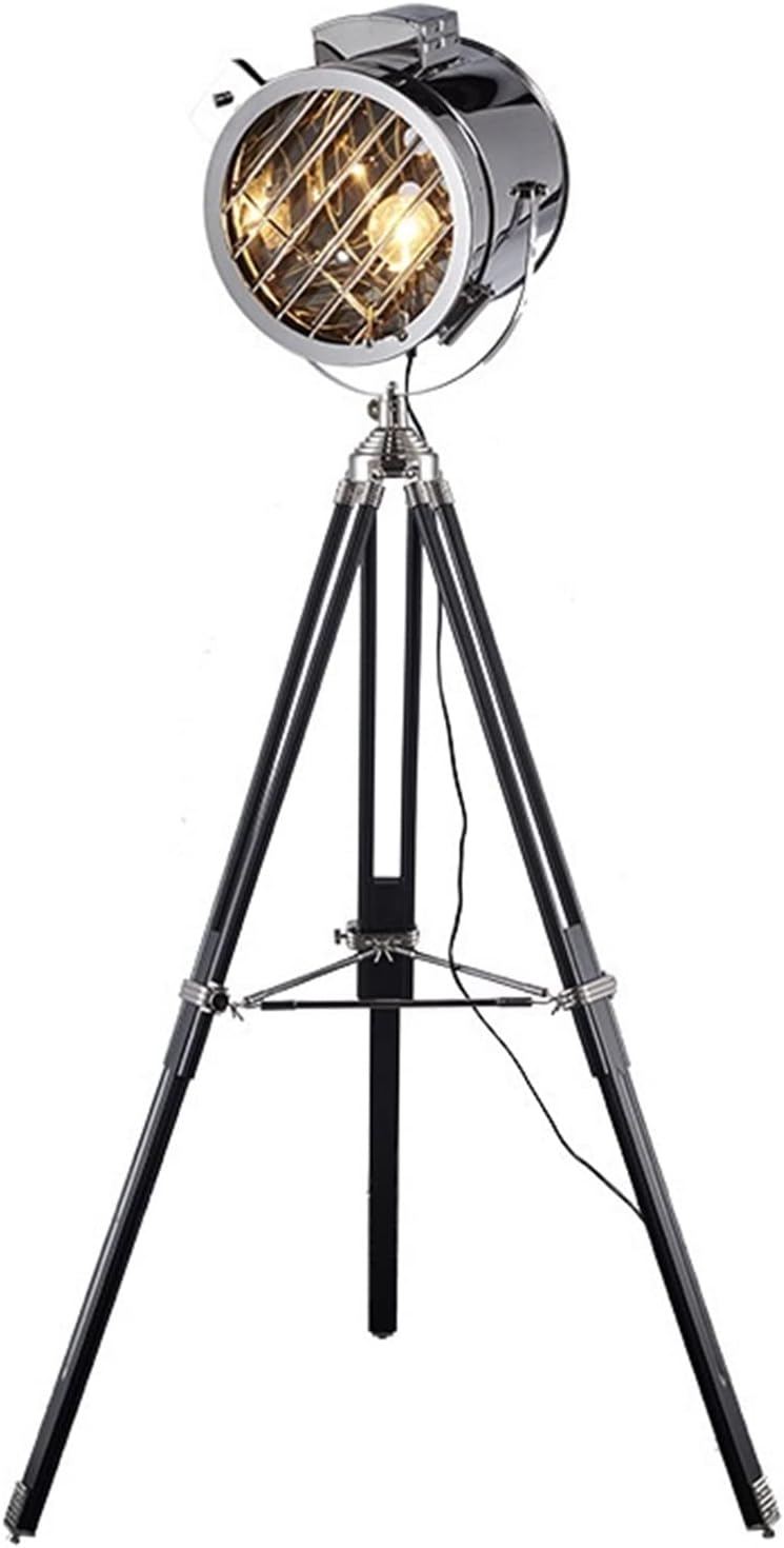 Floor Lamps for Living Room Silver Floor Lamp - Bright LED Modern Living Room Lighting Floor Lamp with Black Chrome Finish Tall Pole Rustic Floor Lamps for Living Room