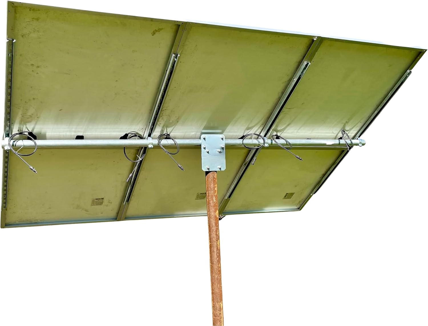 Solar Panel Top of Pole Mount Bracket and Panel Mounting Kit for 4