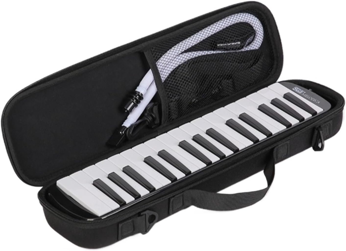 Melodica 37 Keys Melodica Beginner Gift 32 Keys Harmonica with Carrying Bag Keyboards Music Instruments(M37Pro)