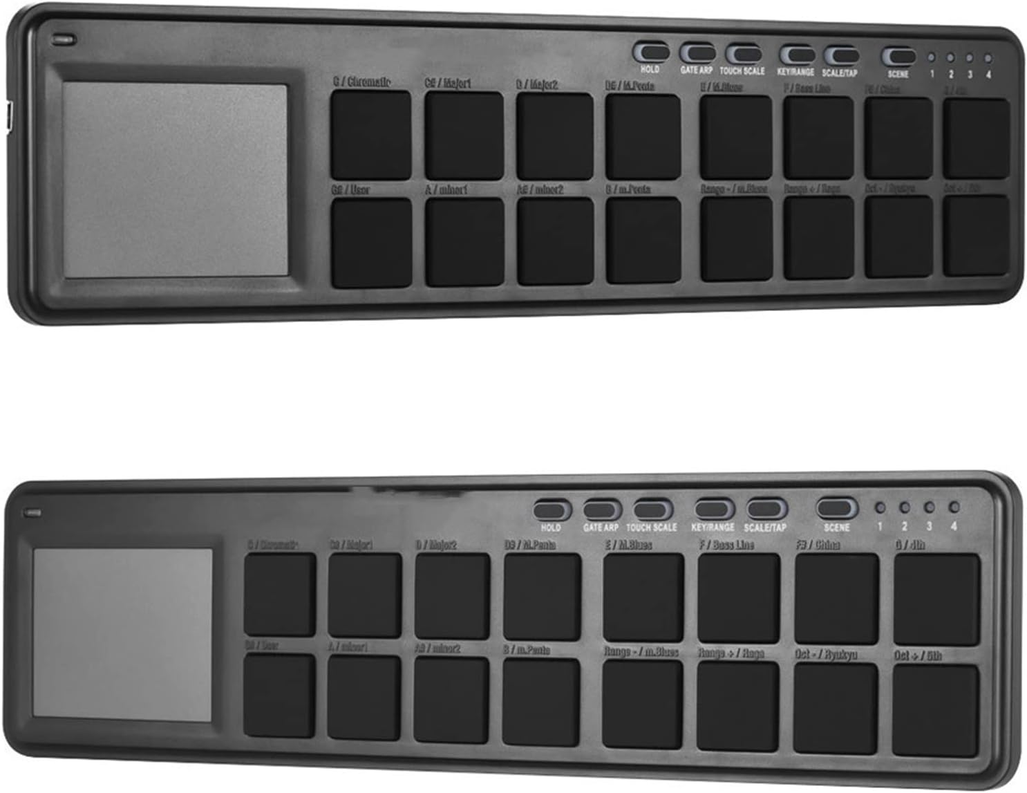 KESHUO Electric Keyboard Slim-Line Portable USB MIDI Pad Controller 16 Tripper Pads with USB MIDI Controller MIDI Keyboard Parts