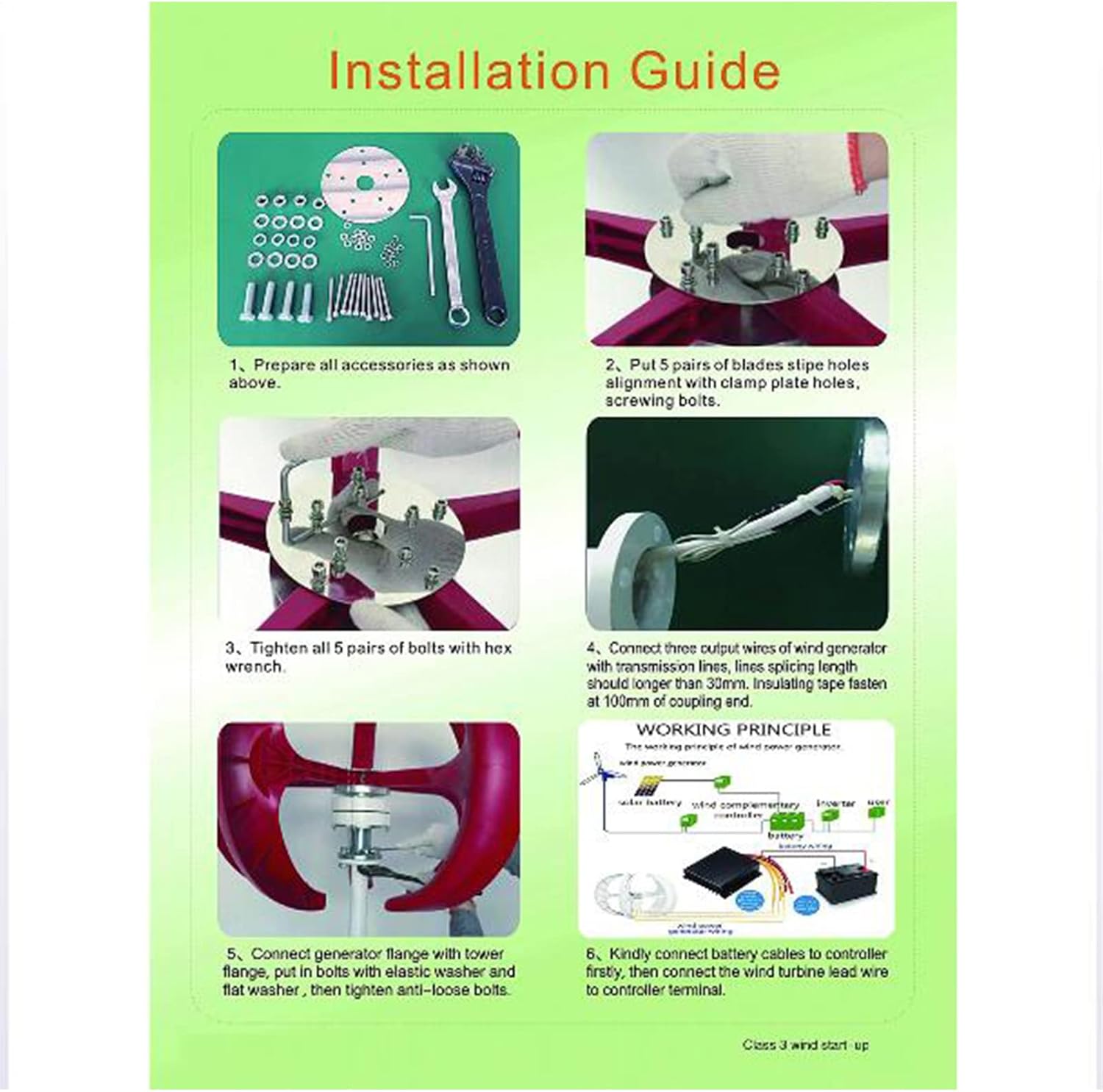 1200W Vertical Axis Wind Turbine Generator, 12V-220V with Controller, Low Noise Helical Design Windmill for Home, Boats, Street Lighting