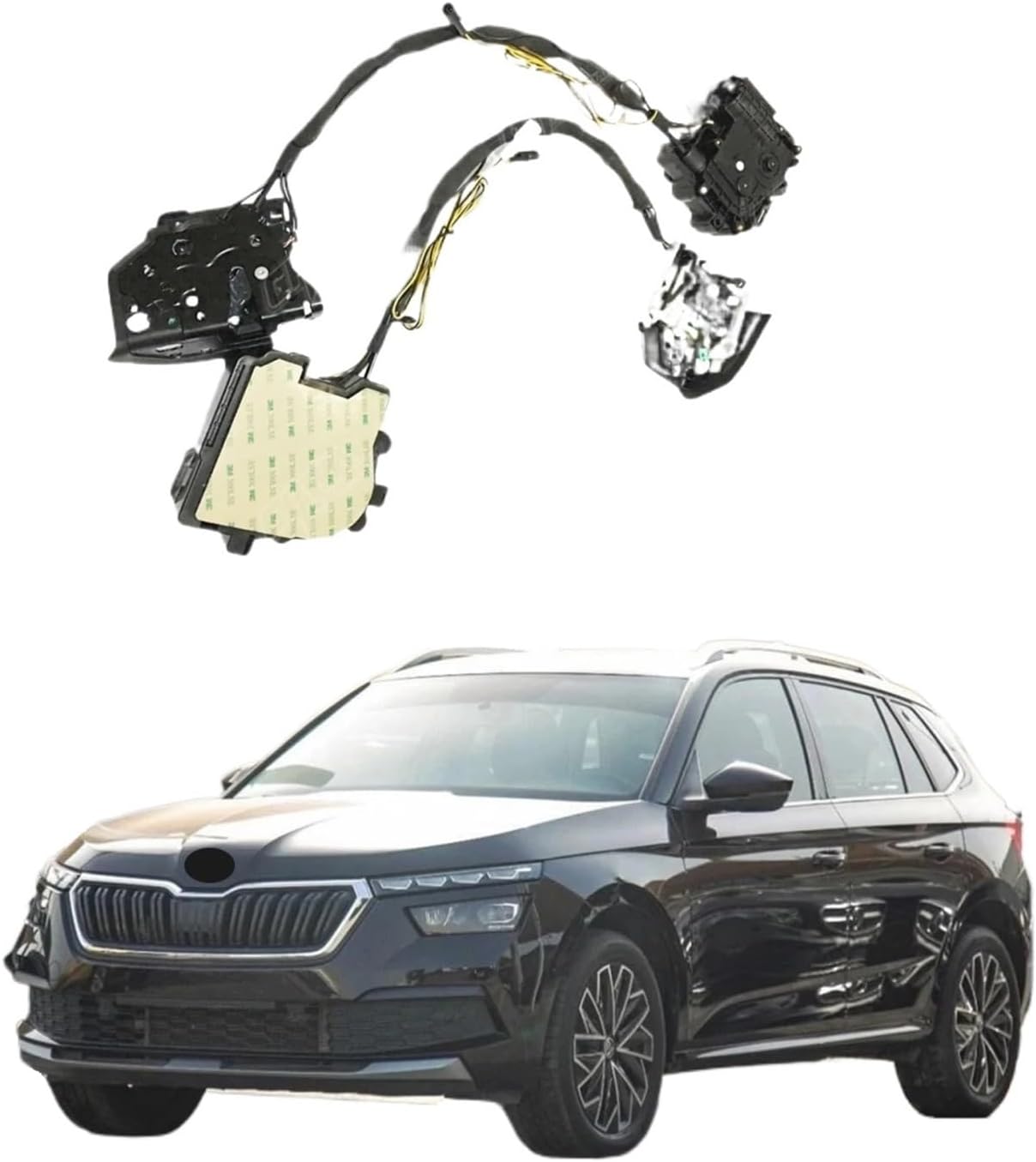 Compatible for Kamiq 2018+ Electric Suction Door Automobile Refitted Automatic Locks Accessories Soft Close Auto Power Tools