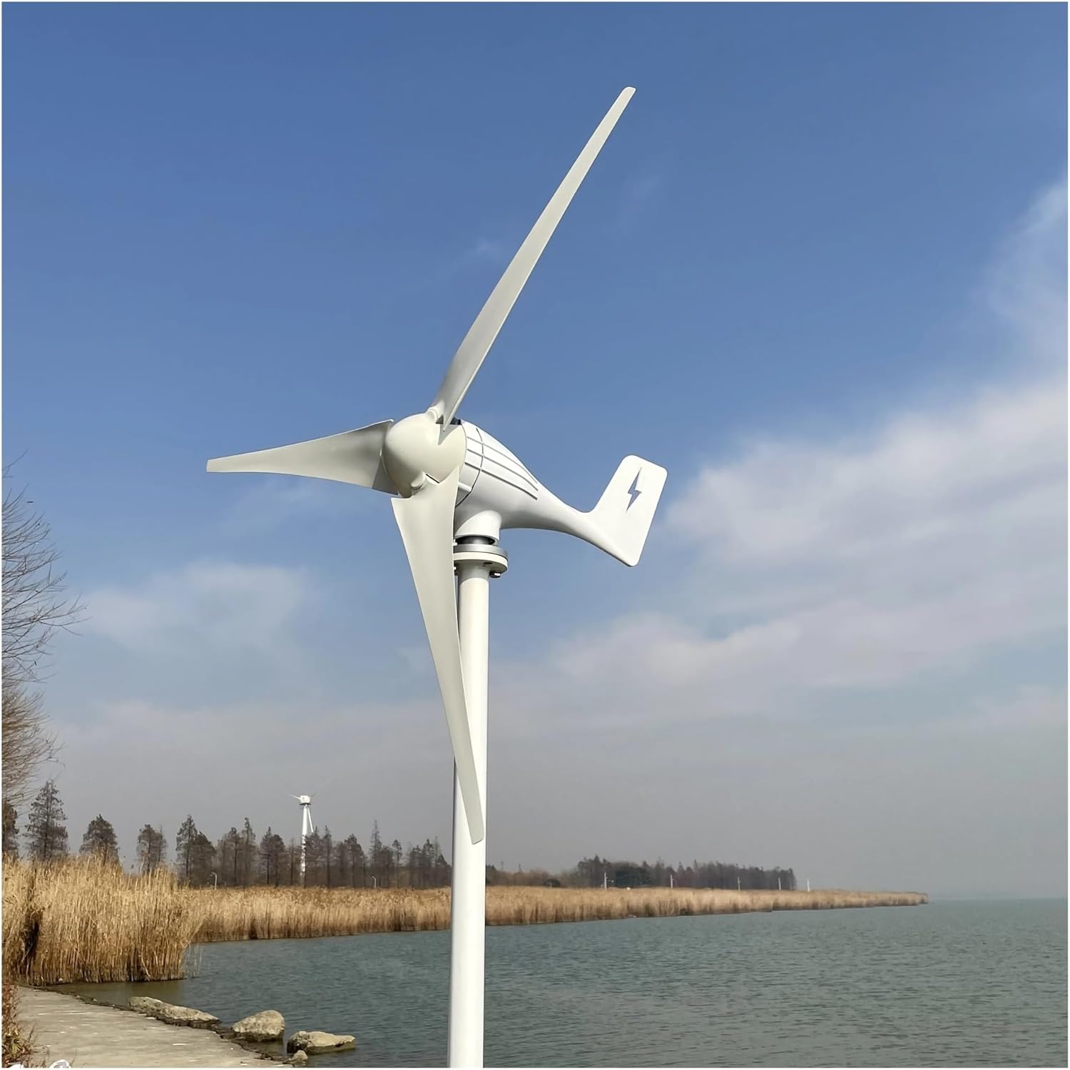Wind Turbine Generator Kit, Wind Mill Turbine Generator Energy Power 800W 12V 24V 48V Complete Kit Residential for Home Use for Hybrid Solar Wind System(12V)
