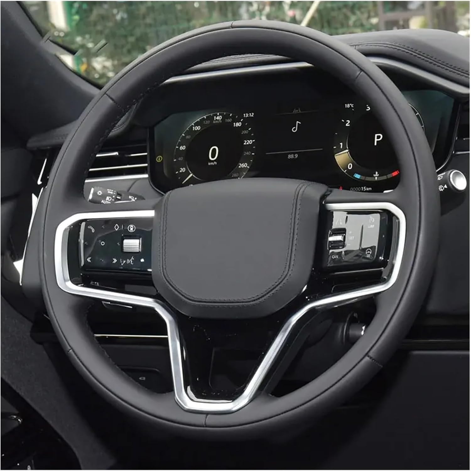 Car Nappa Leather Steering Wheel With Heating Compatible With Land Rover Range Rover Evoque Dynamic Modification Car Accessories(Other customizations)